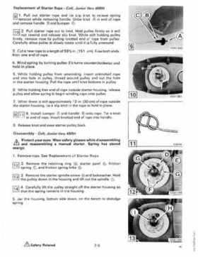 1989 Johnson Evinrude "CE" Colt/Junior thru 8 Service Repair Manual, P/N 507753, Page 248