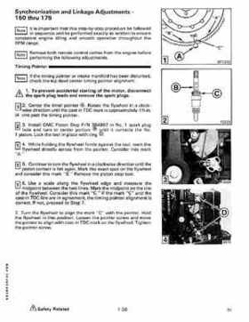 1989 Johnson/Evinrude Outboards 88 thru 110 150 thru 175 models Service RepaIr Manual P/N 507757, Page 44