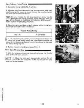 1989 Johnson/Evinrude Outboards 88 thru 110 150 thru 175 models Service RepaIr Manual P/N 507757, Page 46