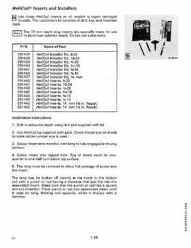 1989 Johnson/Evinrude Outboards 88 thru 110 150 thru 175 models Service RepaIr Manual P/N 507757, Page 55