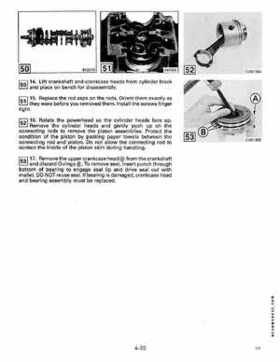 1989 Johnson/Evinrude Outboards 88 thru 110 150 thru 175 models Service RepaIr Manual P/N 507757, Page 167