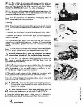 1989 Johnson/Evinrude Outboards 88 thru 110 150 thru 175 models Service RepaIr Manual P/N 507757, Page 169