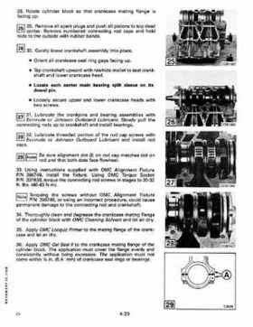 1989 Johnson/Evinrude Outboards 88 thru 110 150 thru 175 models Service RepaIr Manual P/N 507757, Page 176
