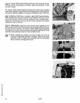 1989 Johnson/Evinrude Outboards 88 thru 110 150 thru 175 models Service RepaIr Manual P/N 507757, Page 178