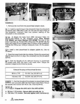 1989 Johnson/Evinrude Outboards 88 thru 110 150 thru 175 models Service RepaIr Manual P/N 507757, Page 180
