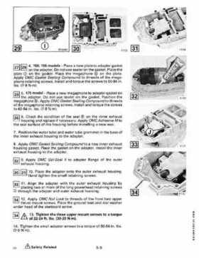 1989 Johnson/Evinrude Outboards 88 thru 110 150 thru 175 models Service RepaIr Manual P/N 507757, Page 203