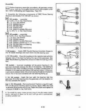 1989 Johnson/Evinrude Outboards 88 thru 110 150 thru 175 models Service RepaIr Manual P/N 507757, Page 228