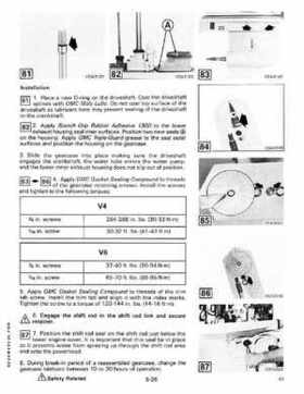 1989 Johnson/Evinrude Outboards 88 thru 110 150 thru 175 models Service RepaIr Manual P/N 507757, Page 234