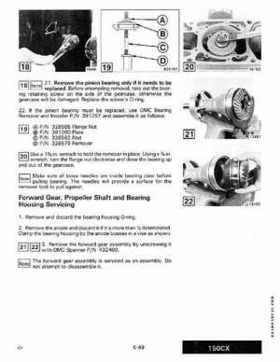 1989 Johnson/Evinrude Outboards 88 thru 110 150 thru 175 models Service RepaIr Manual P/N 507757, Page 257