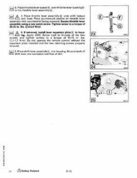 1989 Johnson/Evinrude Outboards 88 thru 110 150 thru 175 models Service RepaIr Manual P/N 507757, Page 312