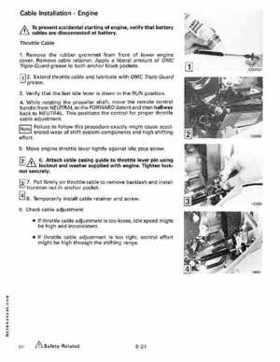 1989 Johnson/Evinrude Outboards 88 thru 110 150 thru 175 models Service RepaIr Manual P/N 507757, Page 318