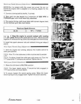 1990 Johnson Evinrude "ES" 40 thru 55 Service Repair Manual, P/N 507872, Page 48