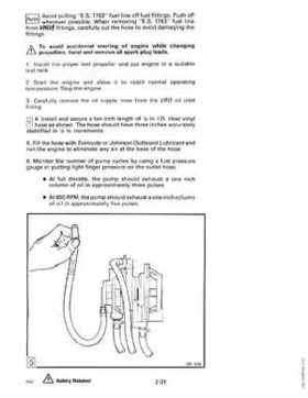 1990 Johnson Evinrude "ES" 40 thru 55 Service Repair Manual, P/N 507872, Page 85