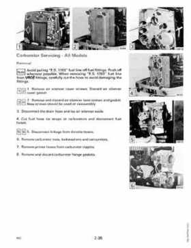 1990 Johnson Evinrude "ES" 40 thru 55 Service Repair Manual, P/N 507872, Page 89