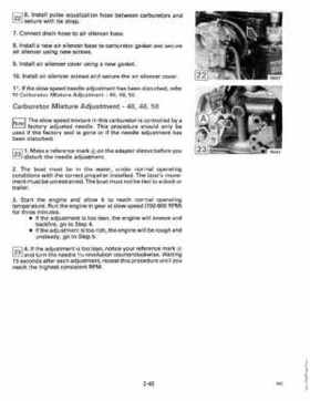 1990 Johnson Evinrude "ES" 40 thru 55 Service Repair Manual, P/N 507872, Page 94