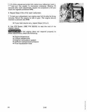 1990 Johnson Evinrude "ES" 40 thru 55 Service Repair Manual, P/N 507872, Page 95