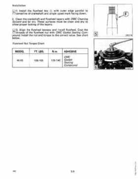 1990 Johnson Evinrude "ES" 40 thru 55 Service Repair Manual, P/N 507872, Page 107