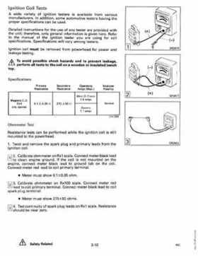 1990 Johnson Evinrude "ES" 40 thru 55 Service Repair Manual, P/N 507872, Page 108
