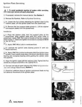 1990 Johnson Evinrude "ES" 40 thru 55 Service Repair Manual, P/N 507872, Page 116
