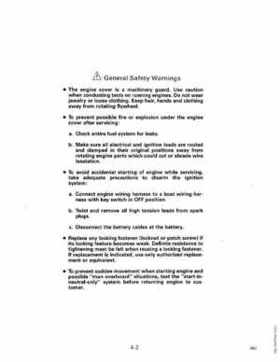 1990 Johnson Evinrude "ES" 40 thru 55 Service Repair Manual, P/N 507872, Page 129