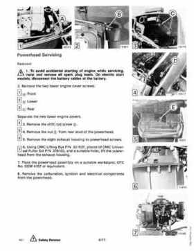 1990 Johnson Evinrude "ES" 40 thru 55 Service Repair Manual, P/N 507872, Page 138