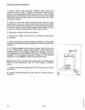 1990 Johnson Evinrude "ES" 40 thru 55 Service Repair Manual, P/N 507872, Page 165