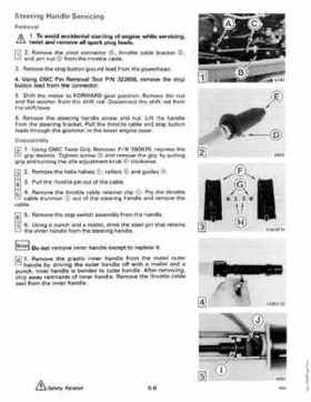 1990 Johnson Evinrude "ES" 40 thru 55 Service Repair Manual, P/N 507872, Page 166