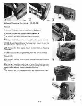 1990 Johnson Evinrude "ES" 40 thru 55 Service Repair Manual, P/N 507872, Page 170