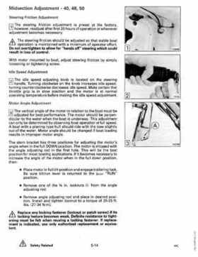 1990 Johnson Evinrude "ES" 40 thru 55 Service Repair Manual, P/N 507872, Page 174