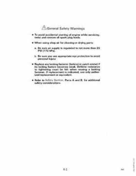 1990 Johnson Evinrude "ES" 40 thru 55 Service Repair Manual, P/N 507872, Page 187