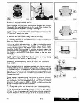 1990 Johnson Evinrude "ES" 40 thru 55 Service Repair Manual, P/N 507872, Page 200