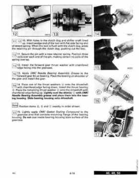 1990 Johnson Evinrude "ES" 40 thru 55 Service Repair Manual, P/N 507872, Page 204