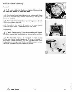 1990 Johnson Evinrude "ES" 40 thru 55 Service Repair Manual, P/N 507872, Page 231