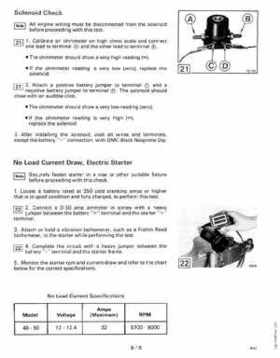 1990 Johnson Evinrude "ES" 40 thru 55 Service Repair Manual, P/N 507872, Page 251
