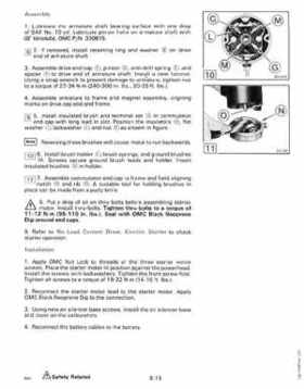 1990 Johnson Evinrude "ES" 40 thru 55 Service Repair Manual, P/N 507872, Page 254