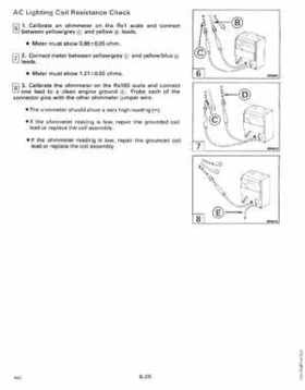 1990 Johnson Evinrude "ES" 40 thru 55 Service Repair Manual, P/N 507872, Page 261