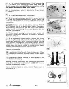 1990 Johnson Evinrude "ES" 40 thru 55 Service Repair Manual, P/N 507872, Page 274
