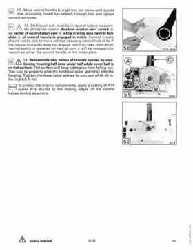 1990 Johnson Evinrude "ES" 40 thru 55 Service Repair Manual, P/N 507872, Page 281