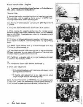 1990 Johnson Evinrude "ES" 40 thru 55 Service Repair Manual, P/N 507872, Page 282