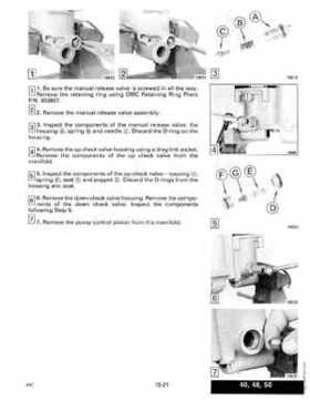 1990 Johnson Evinrude "ES" 40 thru 55 Service Repair Manual, P/N 507872, Page 305