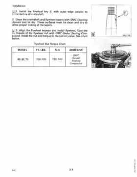 1990 Johnson Evinrude "ES" 60 thru 70 Service Repair Manual, P/N 507873, Page 100