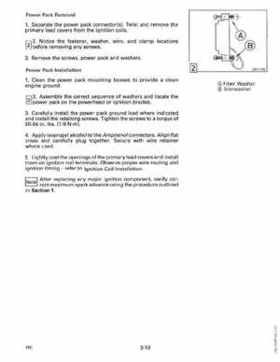 1990 Johnson Evinrude "ES" 60 thru 70 Service Repair Manual, P/N 507873, Page 110