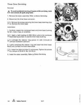 1990 Johnson Evinrude "ES" 60 thru 70 Service Repair Manual, P/N 507873, Page 112