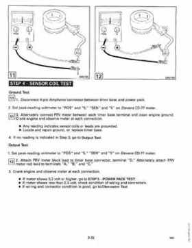 1990 Johnson Evinrude "ES" 60 thru 70 Service Repair Manual, P/N 507873, Page 123