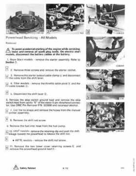 1990 Johnson Evinrude "ES" 60 thru 70 Service Repair Manual, P/N 507873, Page 136