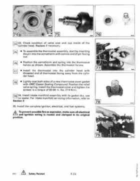 1990 Johnson Evinrude "ES" 60 thru 70 Service Repair Manual, P/N 507873, Page 149