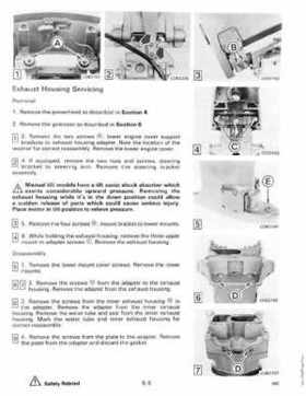 1990 Johnson Evinrude "ES" 60 thru 70 Service Repair Manual, P/N 507873, Page 167