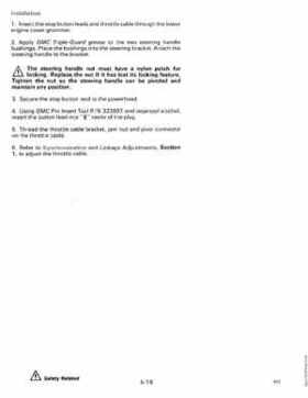 1990 Johnson Evinrude "ES" 60 thru 70 Service Repair Manual, P/N 507873, Page 179