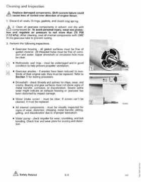 1990 Johnson Evinrude "ES" 60 thru 70 Service Repair Manual, P/N 507873, Page 184