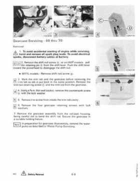 1990 Johnson Evinrude "ES" 60 thru 70 Service Repair Manual, P/N 507873, Page 189